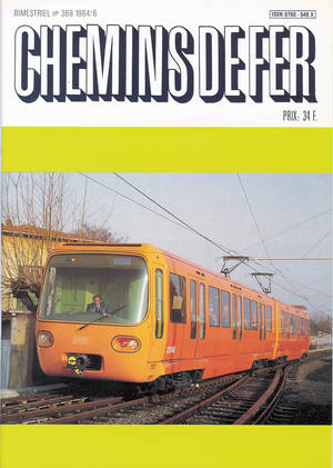 MCL80 en couverture de la revue Chemins de Fer n°369 (1984/6)