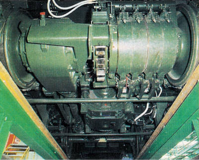 Détail du bogie, roue à crémaillère (doc. SEMALY)