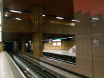 Métro D, vue des quais coté Gare de Vaise