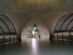 Mezzanine d’accès aux quais de la ligne D