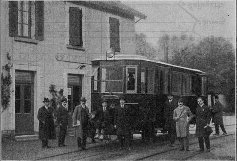 Essais d’autorail Berliet le 20 juin 1923 (Saint-Jean-de-Bournay)