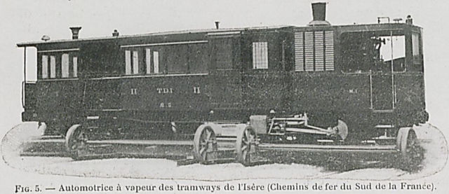 Automotrice à vapeur M1 des tramways de l’Isère