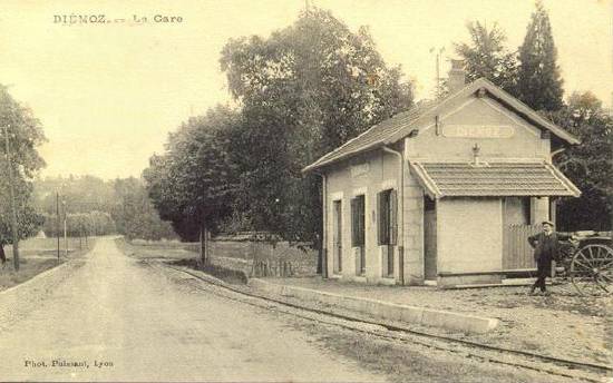 La gare de Diémoz