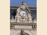 Façade principal, l’horloge