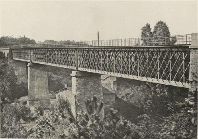 Viaduc sur le vallon de Rochetaillée (Document Compagnie  de Fives-Lille)