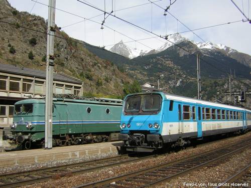 CC 7100 et Z2 à Modane