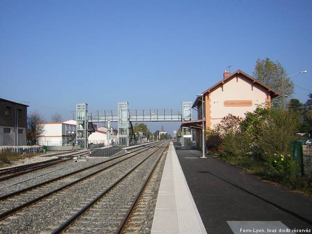 Villars, vue générale depuis le quai de la voie de Bourg à Lyon