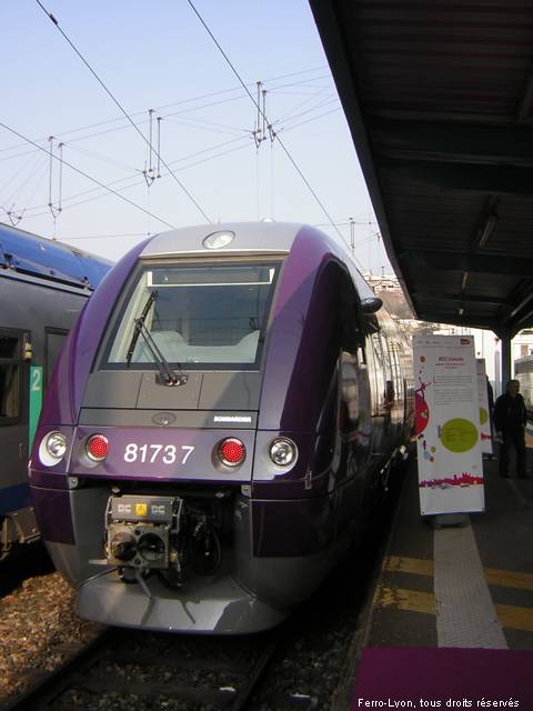 La BGC B81734 de la région Rhône-Alpes pelliculée « pomme-aubergine »