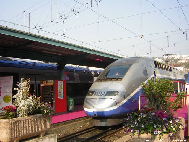 Motrice de la rame TGV 201