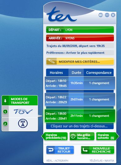 Résultat aberrant du widget