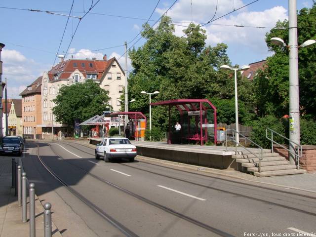 Stadtbahn de Stuttgart, Station Bihlplatz, juillet 2010