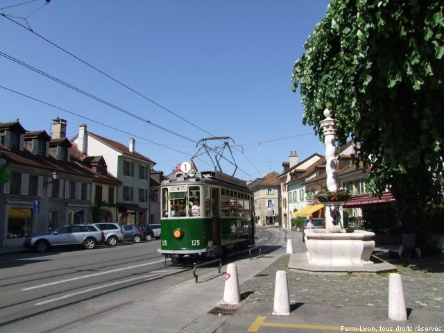 Motrice n°125 à proximité de la station Ancienne