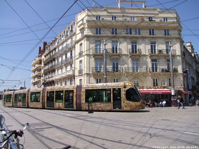 Place de la gare de Montpellier