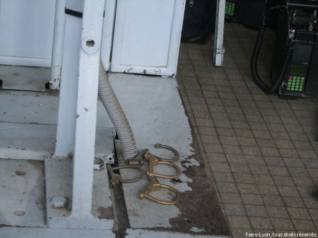 Gare de Laqueuille, les cadenas de condamnation prêts à être posés, 5 juillet 2014