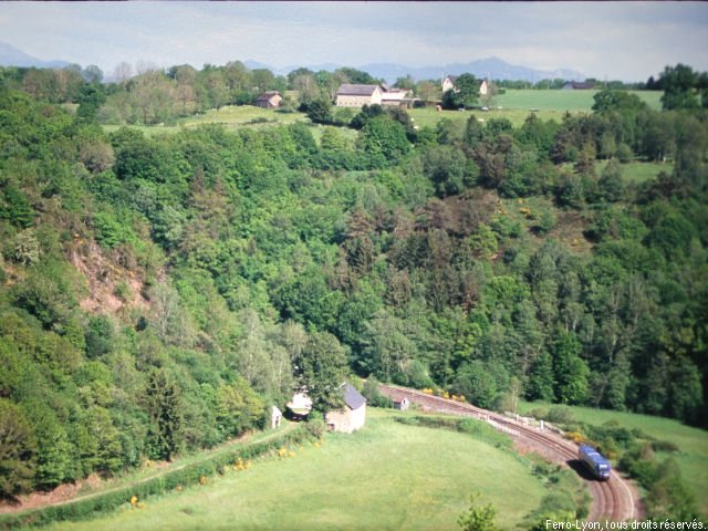 Gorges de la Clidane, vue sur le Moulin du Saleix, juin 2014