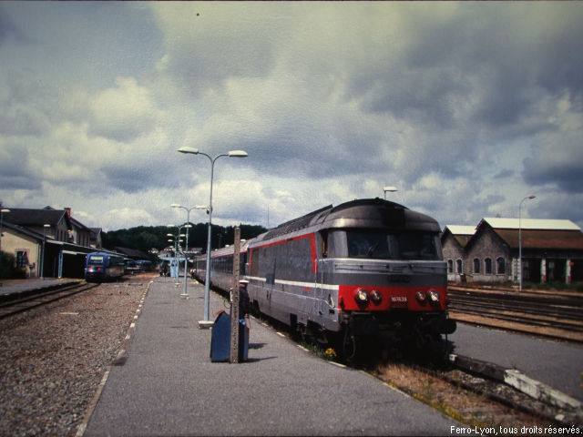 Ussel, intercités entre Bordeaux et Clermont-Ferrand, 27 juin 2014