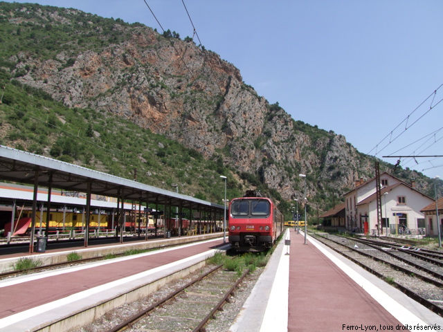 Gare de Villefranche - Vernet-les-Bains, juin 2014