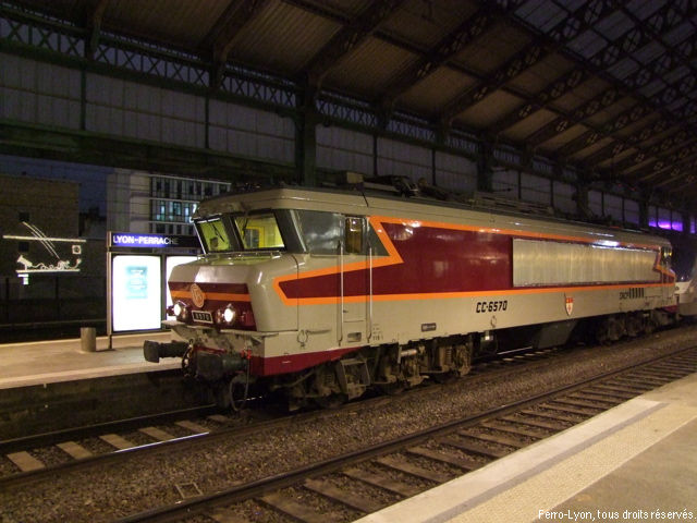 La CC 6570 en gare de Lyon-Perrache