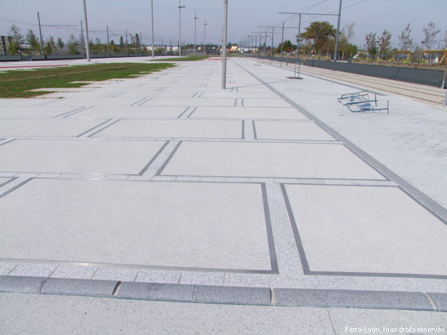 La station du stade de Décines