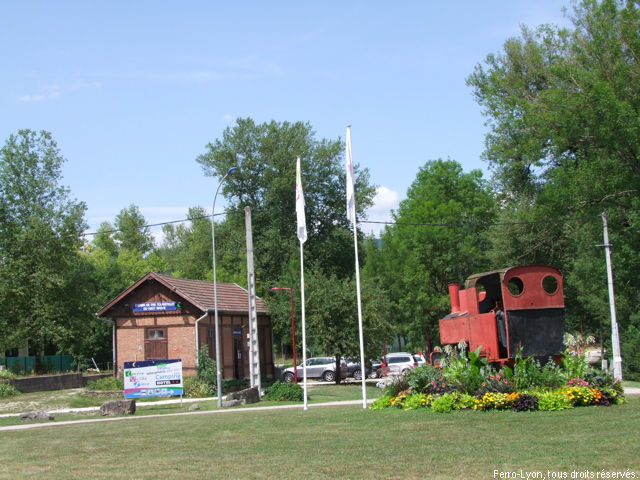 Montalieu-Vercieu, la gare du Chemin de fer touristique du Haut-Rhône