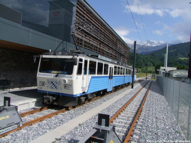 La rame SLM-Siemens n°10 en gare de Garmisch-Partenkirschen