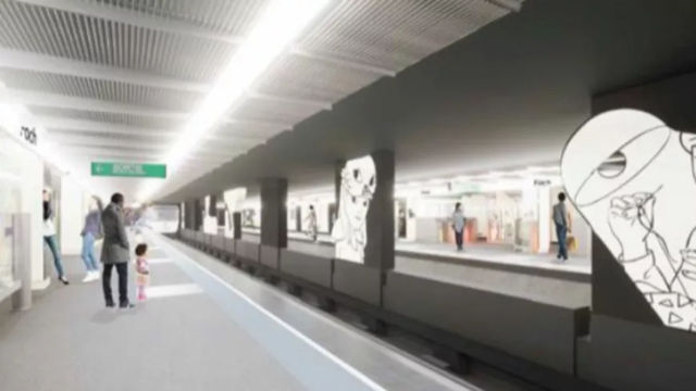 image d’ambiance de la station Foch après rénovation