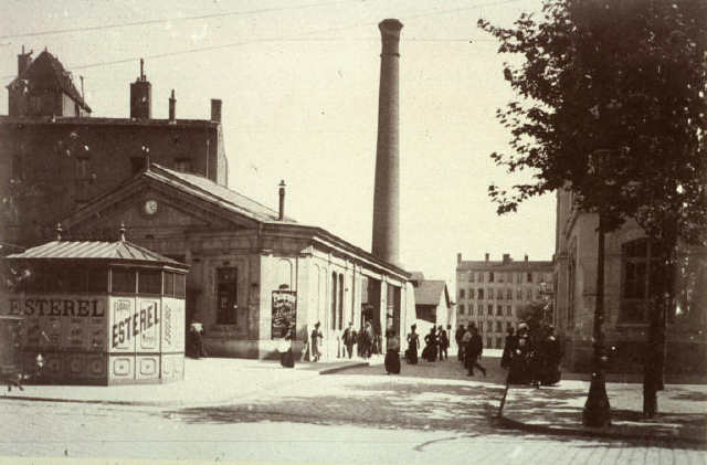Gare du funiculaire de Croix-Paquet sur le boulevard de la Croix-Rousse (Doc. BM Lyon)