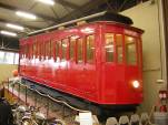 Cabine n°2 du funiculaire préservée au musée de Rochetaillée