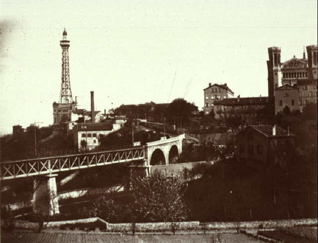 Viaduc du tramway de Loyasse sur le plateau des Quatre-Vents