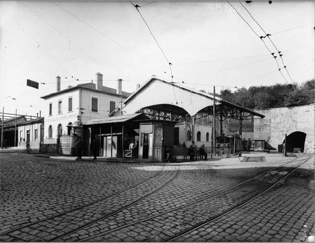 Station Saint-Just avant la première guerre mondiale (Doc. Archives Municipales de Lyon)