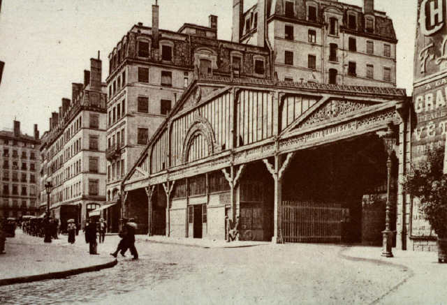 Gare basse d’origine du funiculaire de la rue Terme (Doc. BM Lyon)