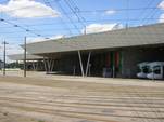 Zone de stationnement des rames