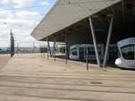 Zone de stationnement des rames