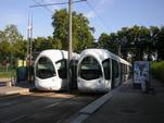 Rames 831 et 839 à la station IUT – Feyssine