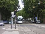 Rame 829 dans l’un des tiroirs d’arrière-gare