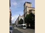 Croisement de rames en station