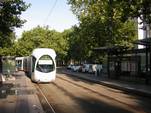 Rame 839 entrant en station en direction d’IUT – Feyssine