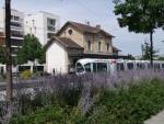 Rame T3 n°888 en station en direction de la Part-Dieu