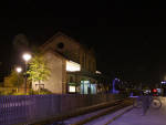 L’ancien bâtiment Voyageurs du CFEL de nuit