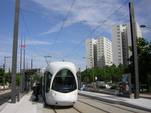 Rame en station en direction de Hôpital – Feyzin – Vénissieux