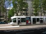 Rame n°861 à quai en direction de Hôpital – Feyzin – Vénissieux