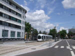 Rame 858 en station en direction de Debourg